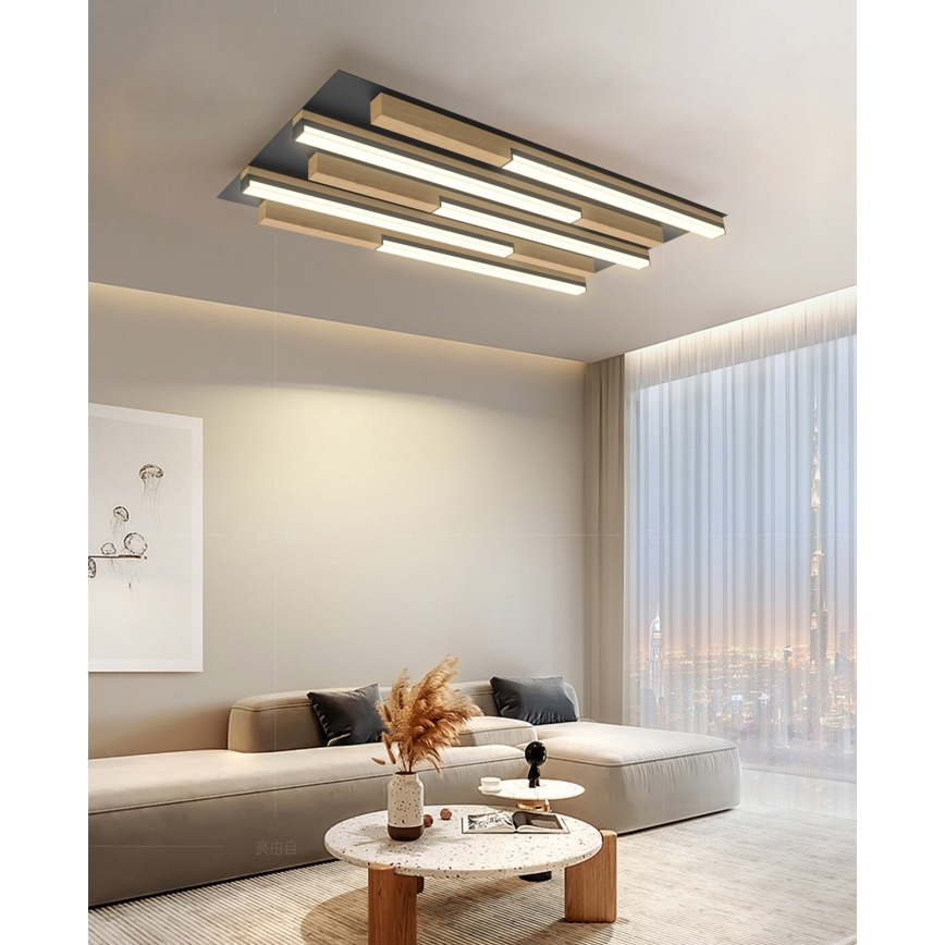 Wofi 9031-506S  - LED Zatemnitvena stropna svetilka PALERMO LED/34W/230V kavčukovec