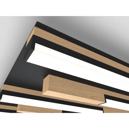 Wofi 9031-606 - LED Zatemnitvena stropna svetilka PALERMO LED/26W/230V kavčukovec