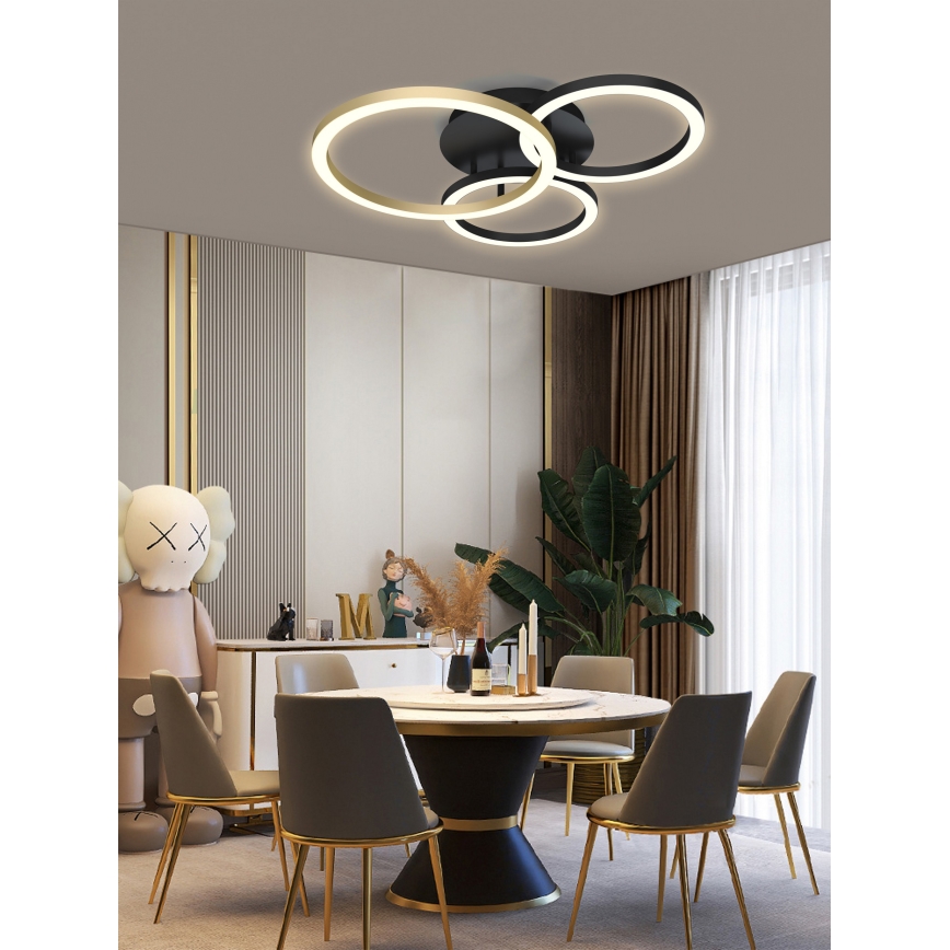 Wofi 9042-304 - LED Zatemnitveni lestenec BAYEUX LED/51W/230V