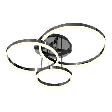 Wofi 9049-405 - LED Zatemnitveni nadgradni lestenec PERPIGNAN LED/51W/230V črna/sijajni krom