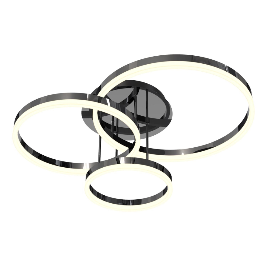 Wofi 9049-405 - LED Zatemnitveni nadgradni lestenec PERPIGNAN LED/51W/230V črna/sijajni krom
