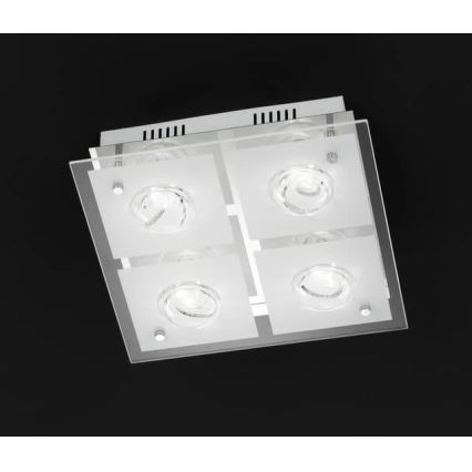 Wofi 9105.04.01.6300 - LED Stropna svetilka TYRA 4xLED/4W/230V