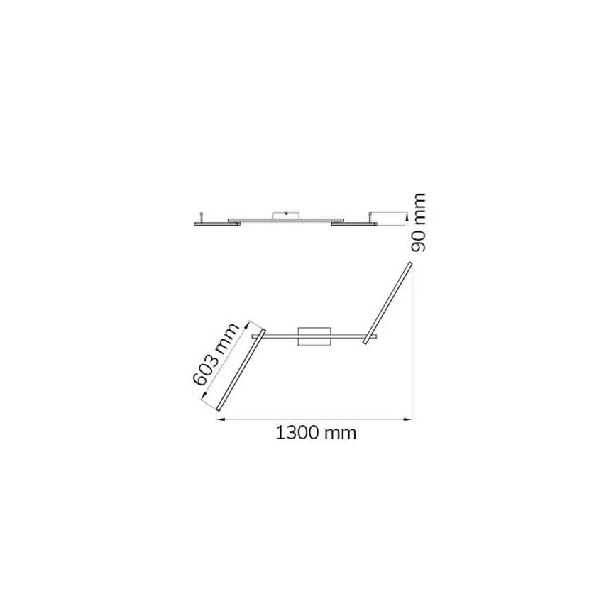 Wofi 9163.03.01.0000 - LED Lestenec CLAY 3xLED/10W/230V