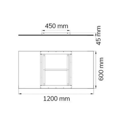 Wofi 9693.01.70.6200 - LED Zatemnitvena stropna svetilka LIV LED/44W/230V 2800-5500K + Daljinski upravljalnik