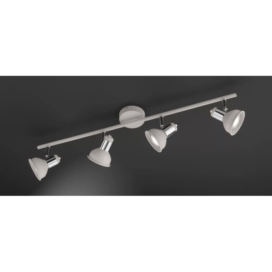 Wofi 984104509000 - Reflektor ISABEL 4xGU10/28W/230V sivo