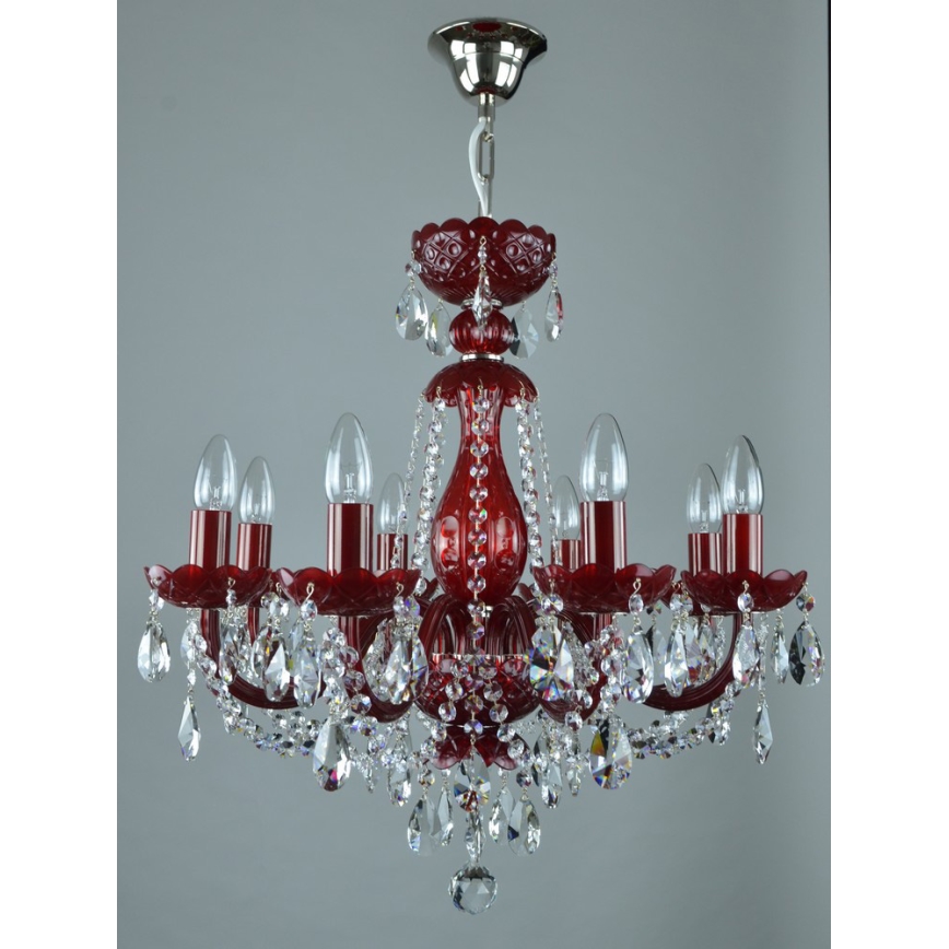 Wranovsky JWZ101083101 - Kristalni lestenec na verigi BRILLIANT 8xE14/40W/230V