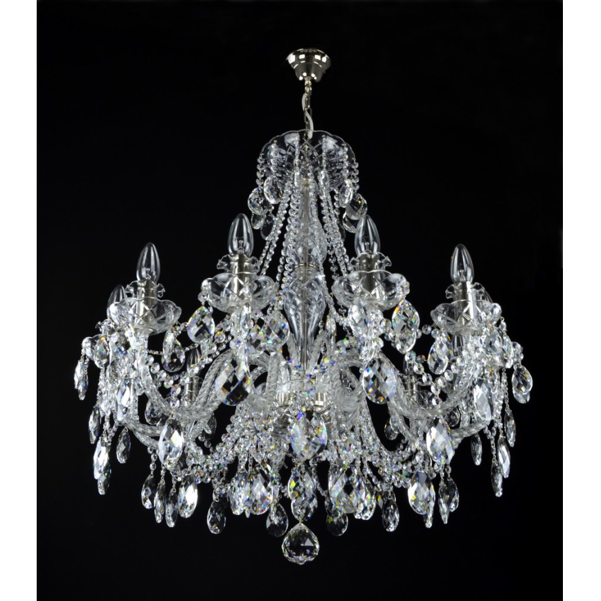 Wranovsky JWZ124122101 - Kristalni lestenec na verigi IMPERIAL 12xE14/40W/230V