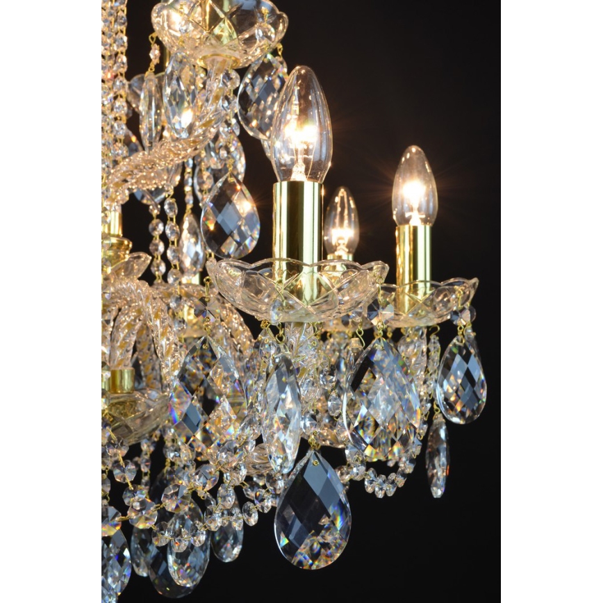 Wranovsky JWZ125122230 - Kristalni lestenec na verigi MARIERA 12xE14/40W/230V