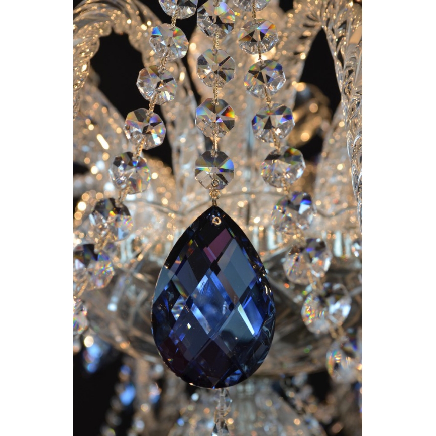 Wranovsky JWZ166182231 - Kristalni lestenec na verigi OCEAN 18xE14/40W/230V