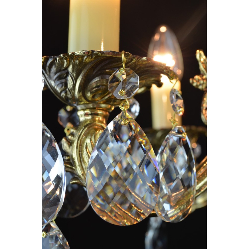 Wranovsky JWZ207061100 - Kristalni lestenec na verigi DRACO 6xE14/40W/230V