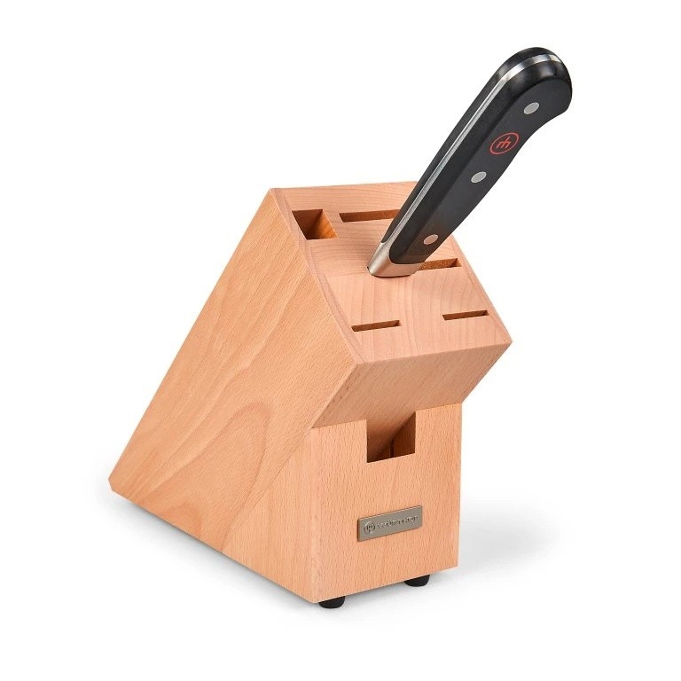 Wüsthof - Kuharski nož CLASSIC 20 cm v bukovem stojalu, bež