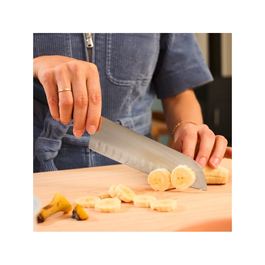 Wüsthof - Kuhinjski nož santoku PARTNER 17 cm, črne barve