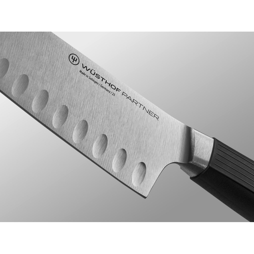 Wüsthof - Kuhinjski nož santoku PARTNER 17 cm, črne barve