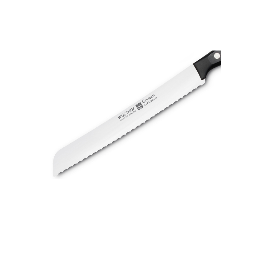 Wüsthof - Kuhinjski nož za kruh GOURMET 20 cm črna