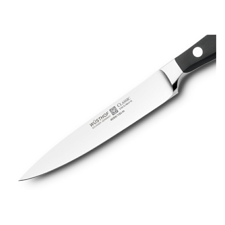 Wüsthof - Kuhinjski nož za lupljenje CLASSIC 12 cm črna