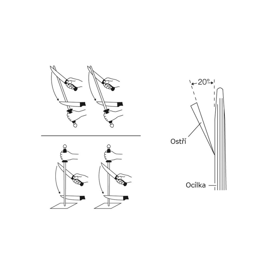 Wüsthof - Okroglo brusilno jeklo 23 cm
