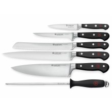 Wüsthof - Set kuhinjskih nožev CLASSIC 6 kom. črna