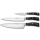 Wüsthof - Set kuhinjskih nožev CLASSIC IKON 3 kom. črna