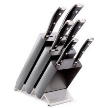 Wüsthof - Set kuhinjskih nožev na stojalu CLASSIC IKON 7 kom. črna