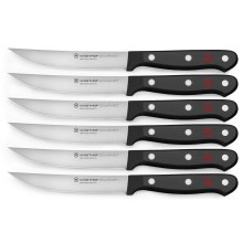 Wüsthof - Set kuhinjskih nožev za zrezke GOURMET 6 kom. črna