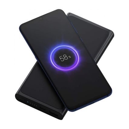 Xiaomi Mi Power Bank z brezžičnim polnjenjem 10000 mAh črn
