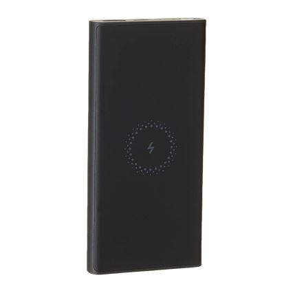 Xiaomi Mi Power Bank z brezžičnim polnjenjem 10000 mAh črn