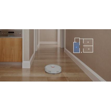 Xiaomi - Pametni robotski sesalnik ROBOROCK S6 Pure 58W Wi-Fi bel