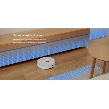 Xiaomi - Pametni robotski sesalnik ROBOROCK S6 Pure 58W Wi-Fi bel