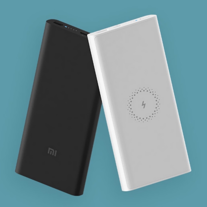 Xiaomi - Power Bank z brezžičnim polnjenjem 10000 mAh bel
