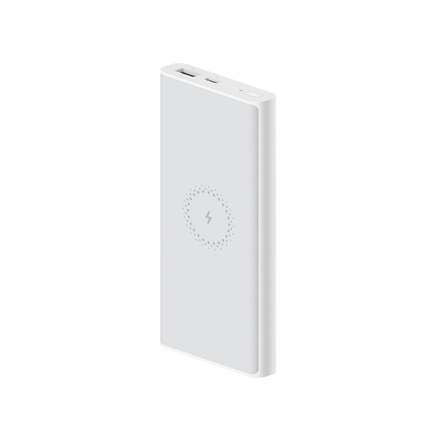 Xiaomi - Power Bank z brezžičnim polnjenjem 10000 mAh bel