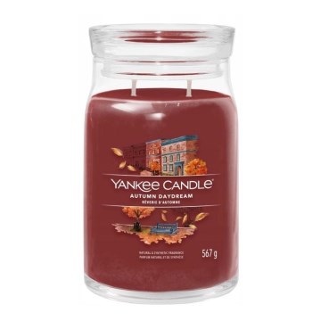 Yankee Candle - dišeča sveča AUTUMN DAYDREAM velika 567g 60-90 ur.