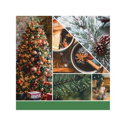 Yankee Candle - Dišeča sveča SHIMMERING CHRISTMAS TREE velika 567g 60-90 ur.