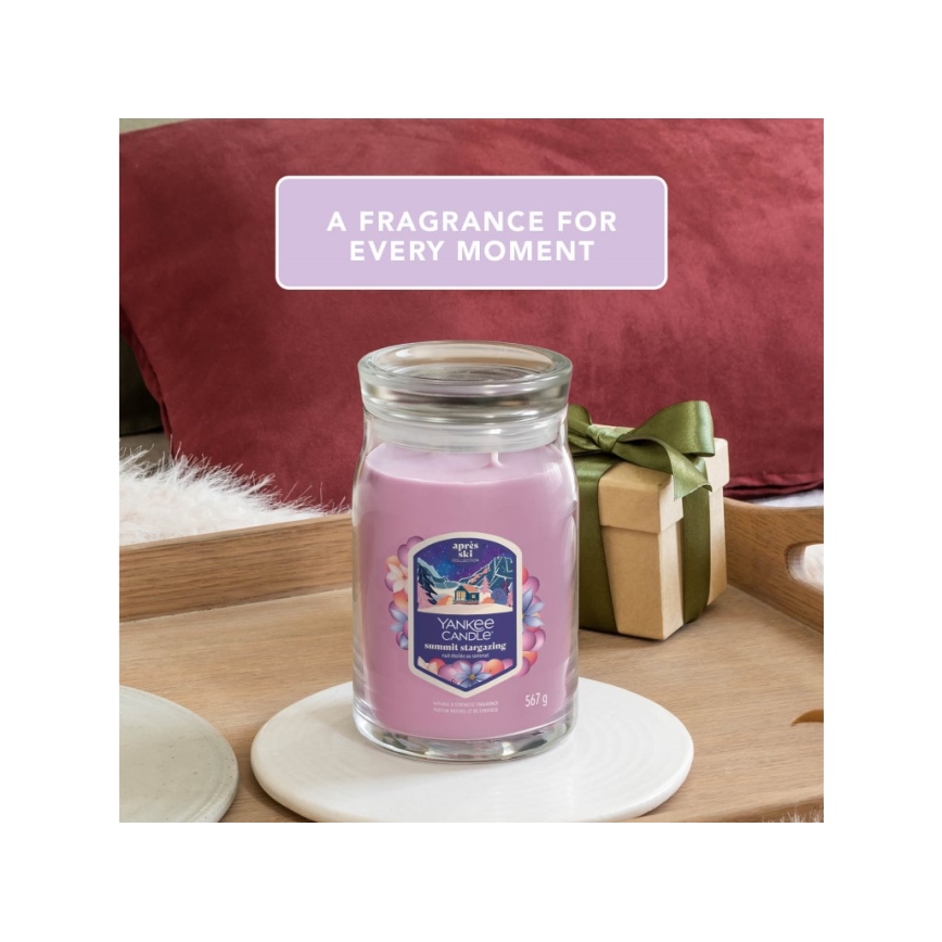 Yankee Candle - velika dišeča sveča SUMMIT STARGAZING 567g 60-90 ur.