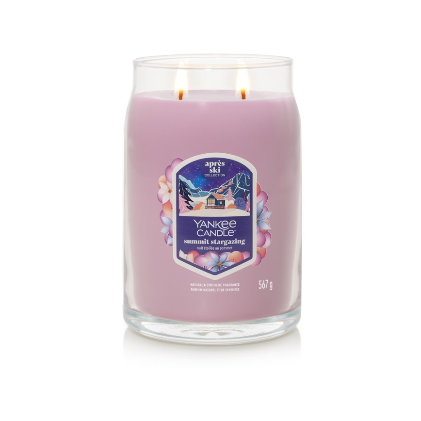 Yankee Candle - velika dišeča sveča SUMMIT STARGAZING 567g 60-90 ur.