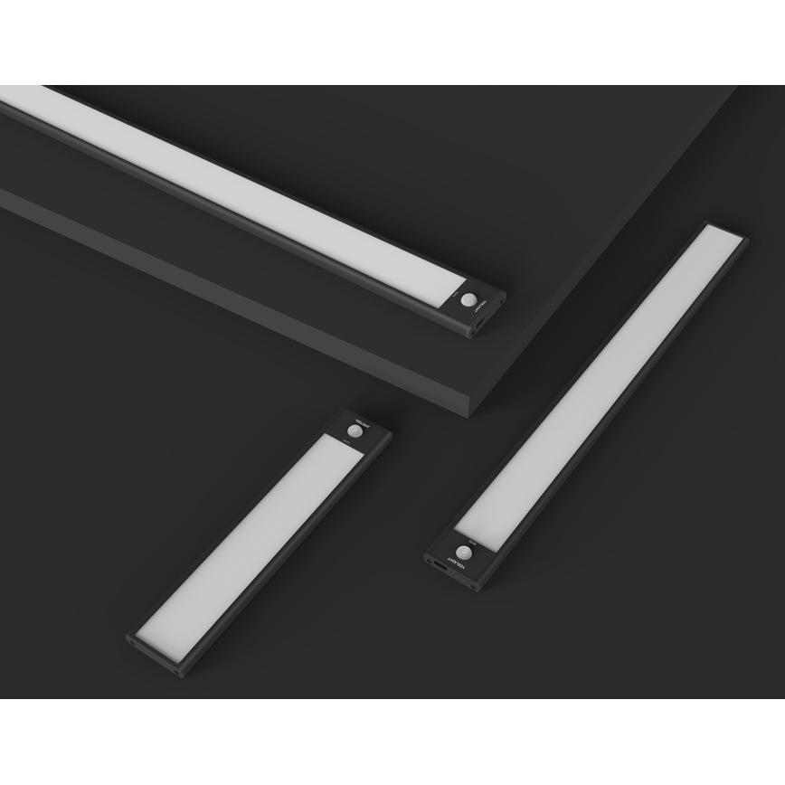 Yeelight - LED Zatemnitvena polnilna osvetlitev pohištva s senzorjem LED/2,3W/1500 mAh 4000K 40 cm črna