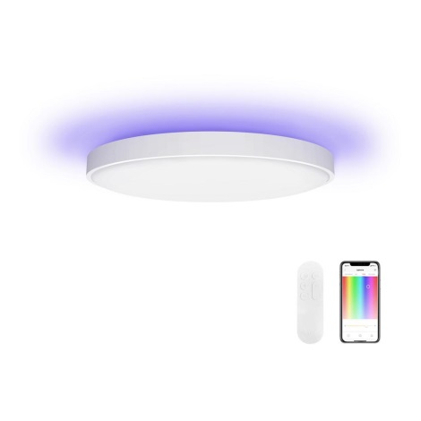 Yeelight - LED RGB Zatemnitvena stropna svetilka ARWEN 450S LED/50W/230V CRI 90 + Daljinski upravljalnik Wi-Fi/BT
