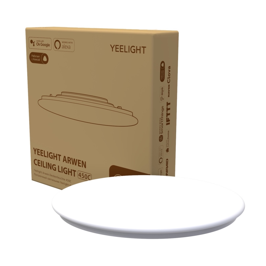 Yeelight - LED RGB Zatemnitvena kopalniška svetilka ARWEN 450C LED/50W/230V IP50 CRI 90 + Daljinski upravljalnik Wi-Fi/BT