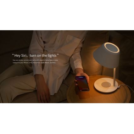 Yeelight - LED Zatemnitvena namizna svetilka z brezžičnim polnjenjem Staria Bedside Lamp Pro LED/20W/230V Wi-Fi