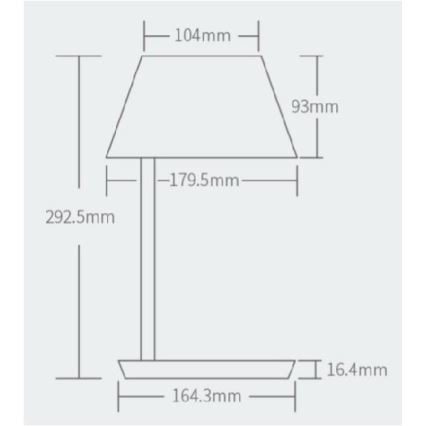 Yeelight - LED Zatemnitvena namizna svetilka z brezžičnim polnjenjem Staria Bedside Lamp Pro LED/20W/230V Wi-Fi