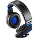 Yenkee - LED Gaming slušalke z mikrofonom črna/modra