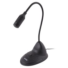 Yenkee - Namizni mikrofon za PC 1,5V črna