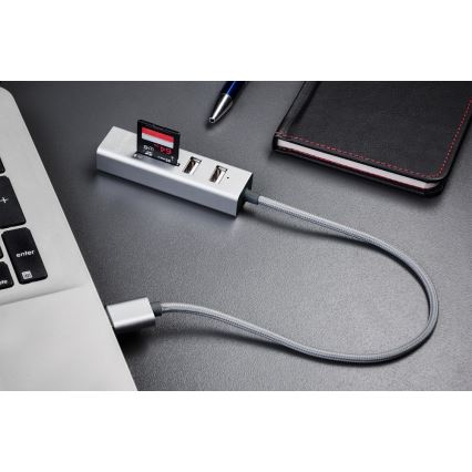 Yenkee - USB Razdelilnik 2.0 in čitalec kartic