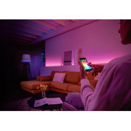 Osnovni komplet Philips Hue WHITE AND COLOR AMBIANCE 2xE27/9W/230V 2000-6500K + Hue bridge