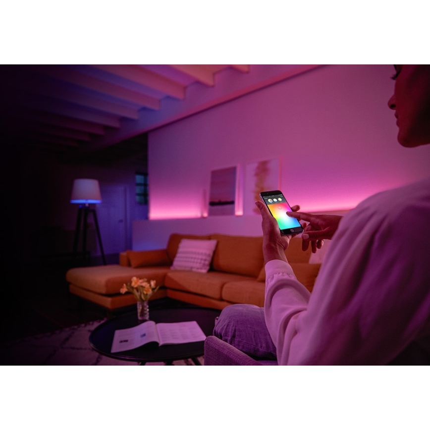 Osnovni komplet Philips Hue WHITE AND COLOR AMBIANCE 2xE27/9W/230V 2000-6500K + Hue bridge