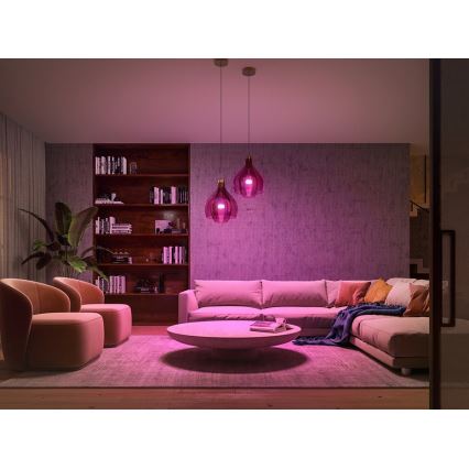 Začetni komplet Philips Hue WHITE AND COLOR AMBIANCE 3xE27/9W/230V 2000-6500K + povezovalna naprava