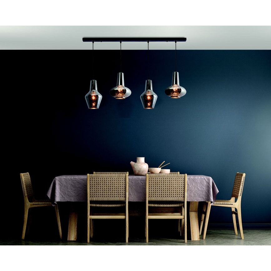 Zambelis 17151 - Lestenec na vrvici 4xE27/40W/230V