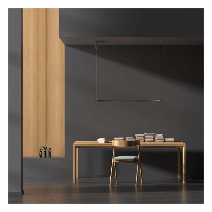 Zambelis 20119 - LED Lestenec na vrvici LED/20W/230V črn
