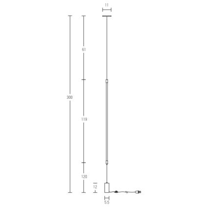 Zambelis 20184 - LED Talna svetilka LED/22W/230V