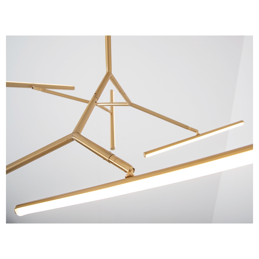 Zambelis 2071 - LED Zatemnitveni lestenec na drogu LED/49W/230V zlat