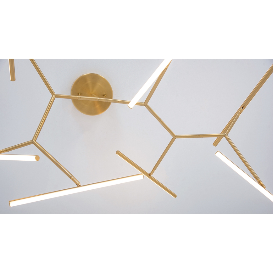 Zambelis 2073 - LED Zatemnitveni lestenec na drogu LED/68W/230V zlat